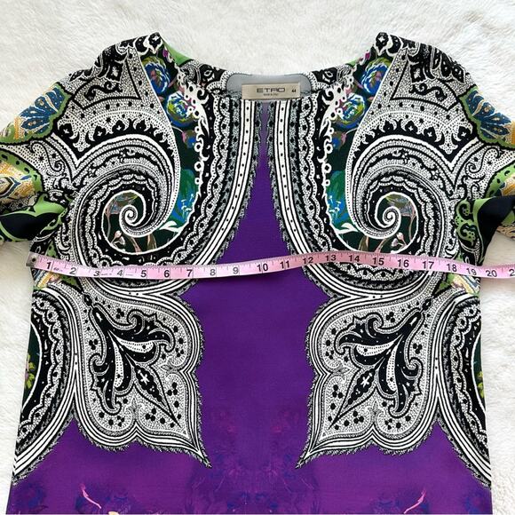 ETRO women dress size 44 IT or 6 US Authentic - Picture 6 of 8